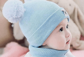 Kid’s Wool Plain Cap With Neck Warmer … Free home delivery by Muhammad Maqbool