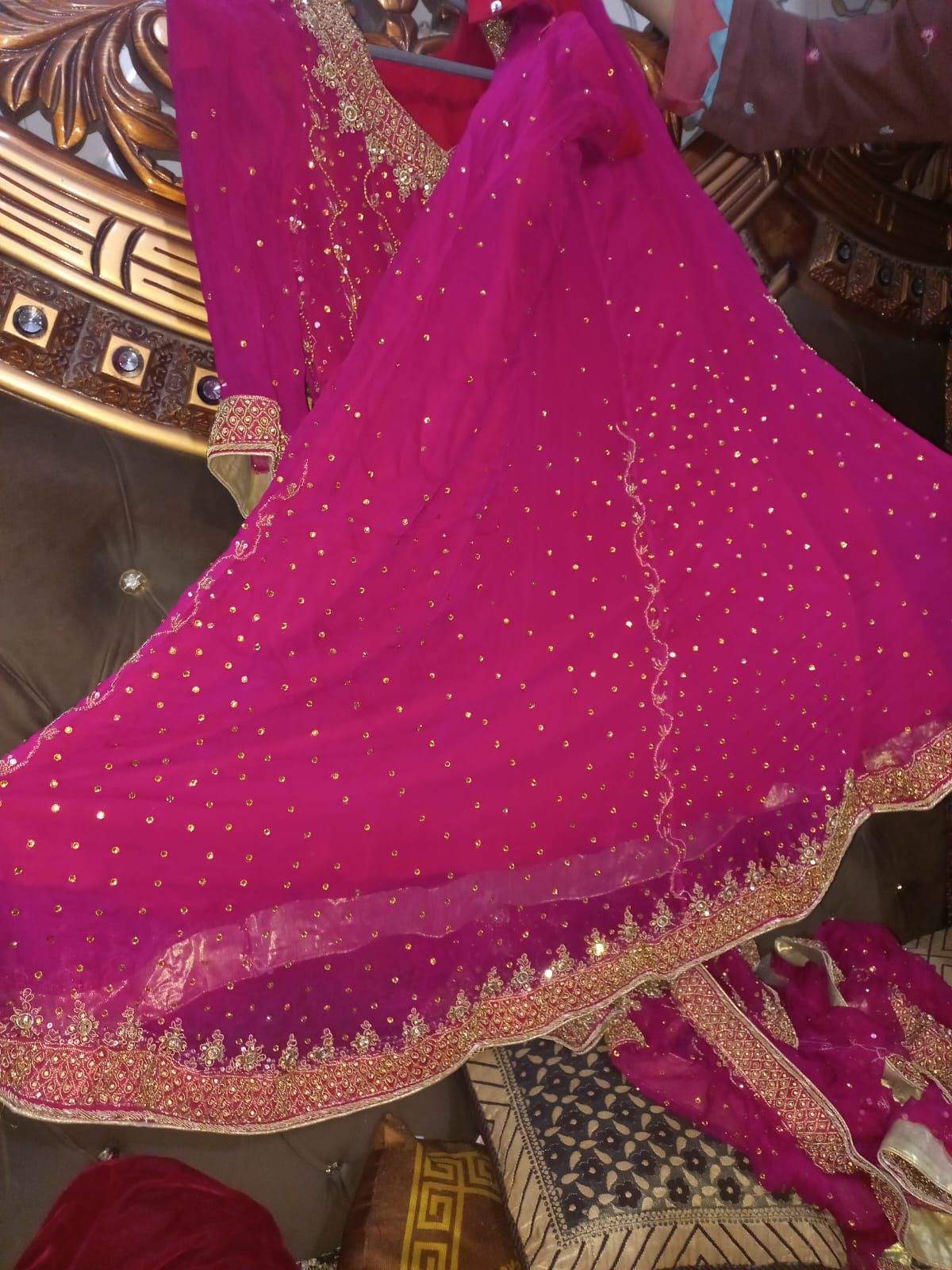 Bridal lahnga by Saba Mirza