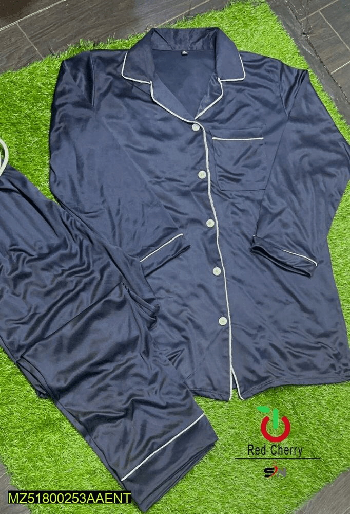 Women’s stiched silk sleepwear by Hooriya Baloch