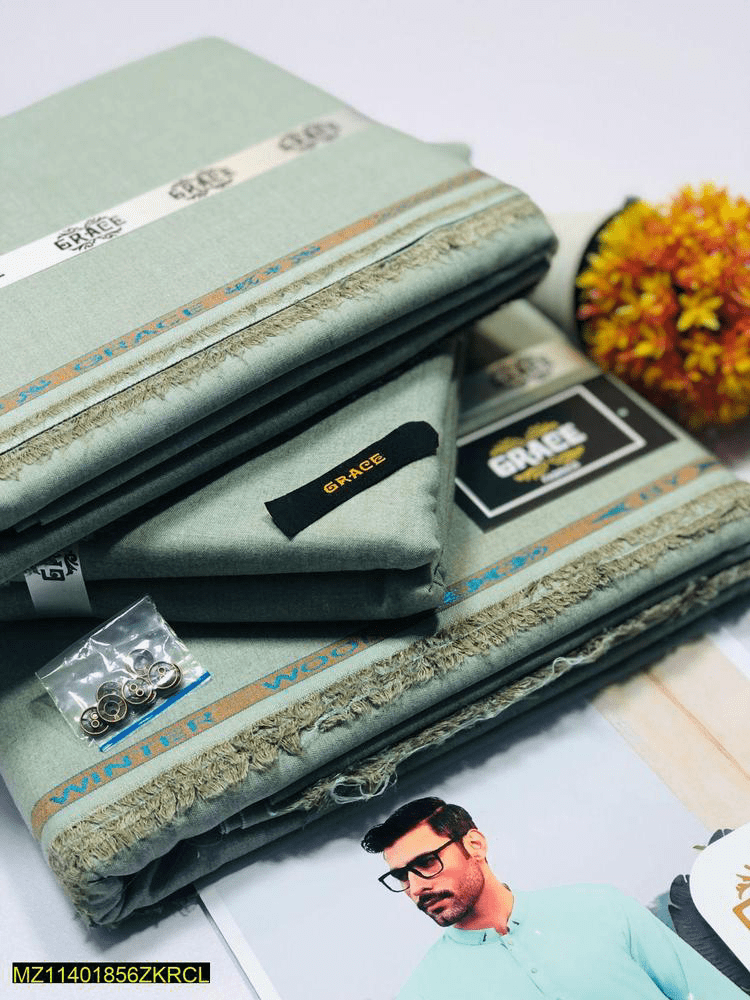 Men’s unstitched wool plain suit🔥🤩 sale with 25% off by Muhammad Afaq