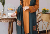  3 Pcs Women Unstitched Dhanak Embroidered Suit … Free home delivery by Muhammad Maqbool