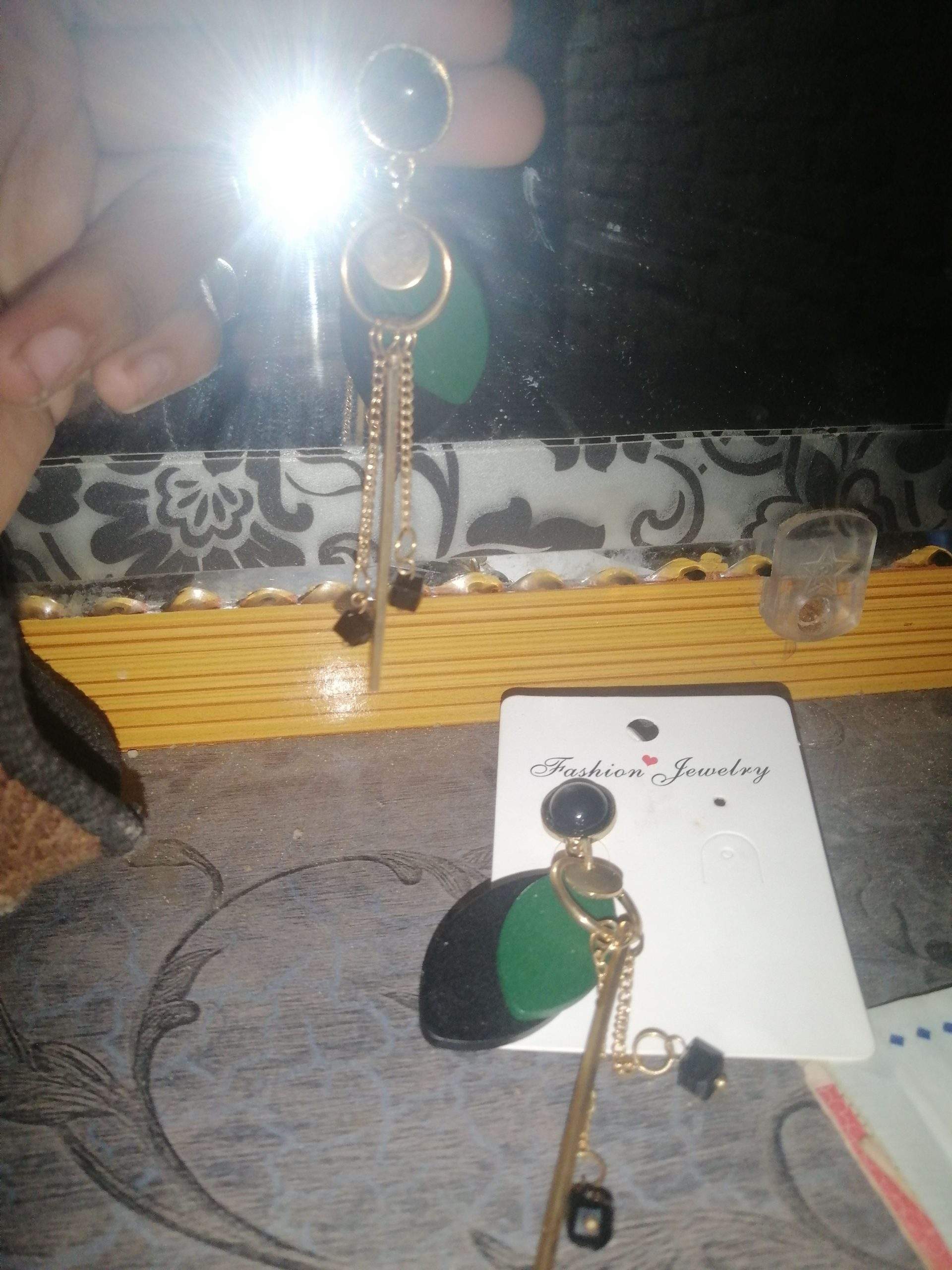 Beautiful entice jewellery in black and green colour by Muhammad Ahmed Ali