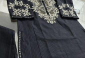 2 PCs women’s khaadi Embroidered suit by Hooriya Baloch
