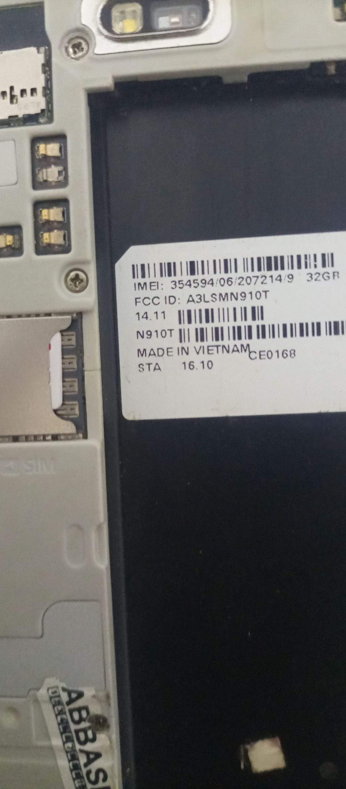 Samsung Note 4 4+32 PTA official app roof chalne me ok by Asadullah khan