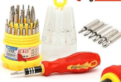 31 Piece stainless steel screwdrivers set by M. Bilal