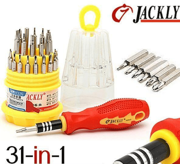 31 Piece stainless steel screwdrivers set by M. Bilal