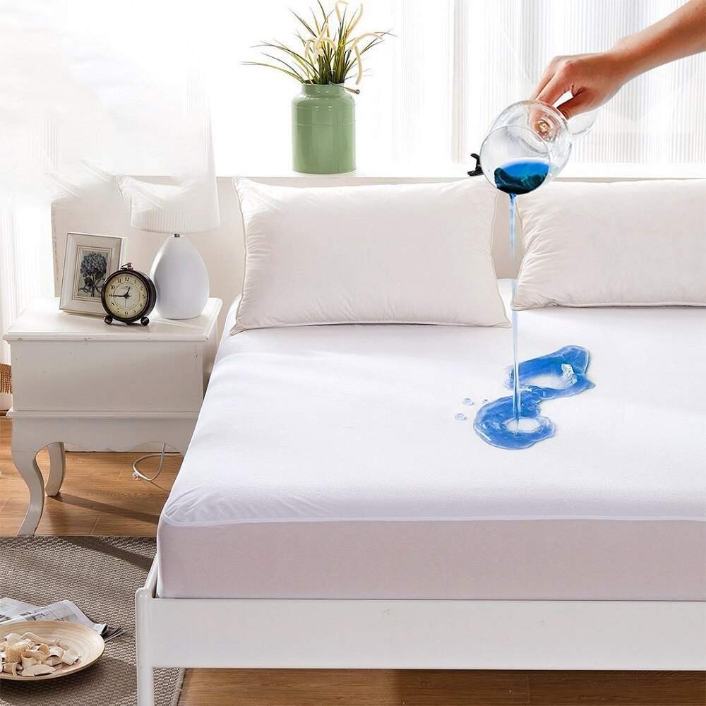 King Size Waterproof Mattress Cover Cotton Sheet Protector Bedsheets by ISMAIL TRADERS