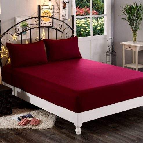 King Size Waterproof Mattress Cover Cotton Sheet Protector Bedsheets by ISMAIL TRADERS