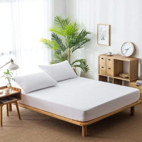 King Size Waterproof Mattress Cover Cotton Sheet Protector Bedsheets by ISMAIL TRADERS
