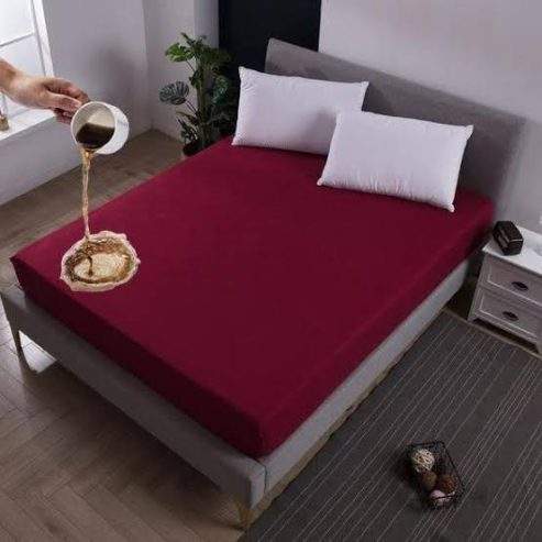 King Size Waterproof Mattress Cover Cotton Sheet Protector Bedsheets by ISMAIL TRADERS