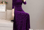 2 Pcs Women’s Unstitched Velvet Printed Suit … Free home delivery by Muhammad Maqbool
