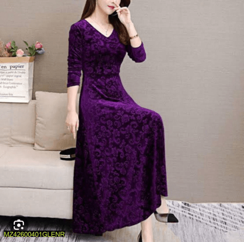 2 Pcs Women’s Unstitched Velvet Printed Suit … Free home delivery by Muhammad Maqbool