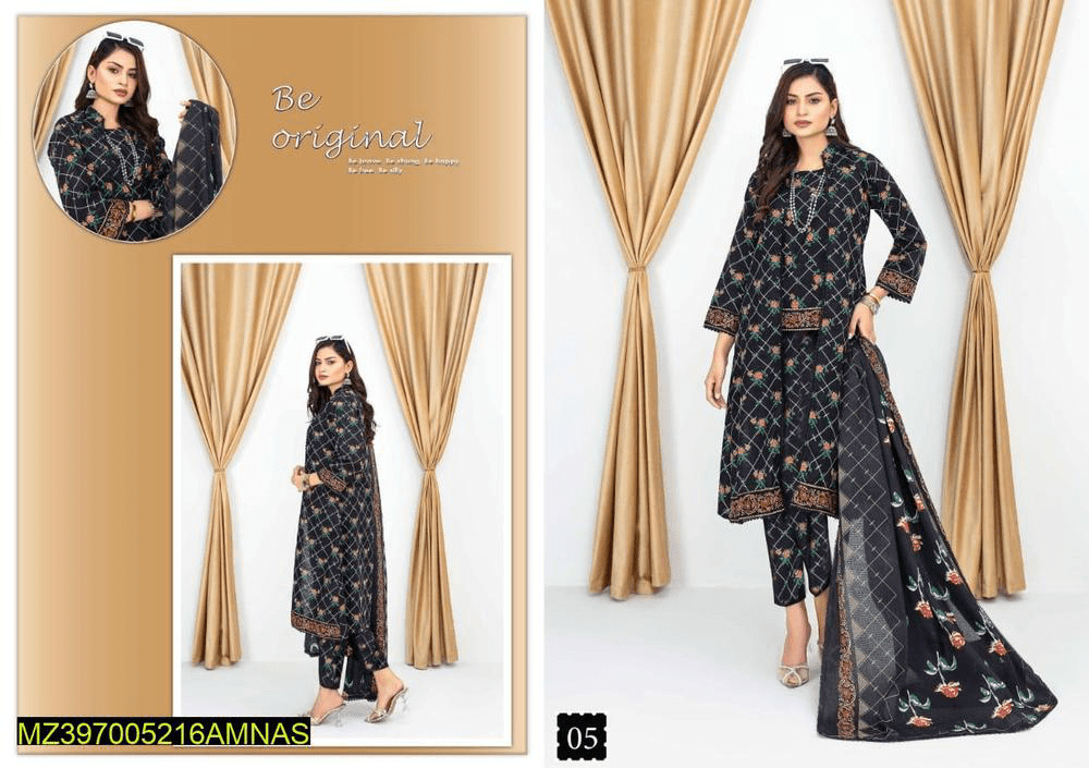3 pcs women’s unstitched Khaddar printed suit 😍🔥🤩 by Muhammad Afaq