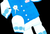 4 PCs baby girl stiched wool suit by Hooriya Baloch