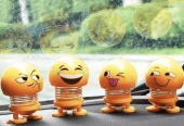 6 PCs Emoji shaking head spring doll by Hooriya Baloch