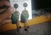 Beautiful entice jewellery in black and green colour by Muhammad Ahmed Ali