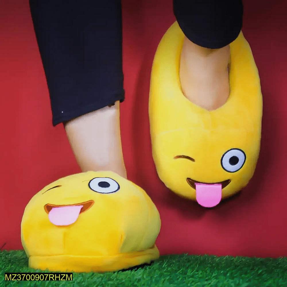 Women’s emoji slippers warm nd comparable by Hooriya Baloch
