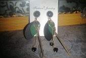 Beautiful entice jewellery in black and green colour by Muhammad Ahmed Ali
