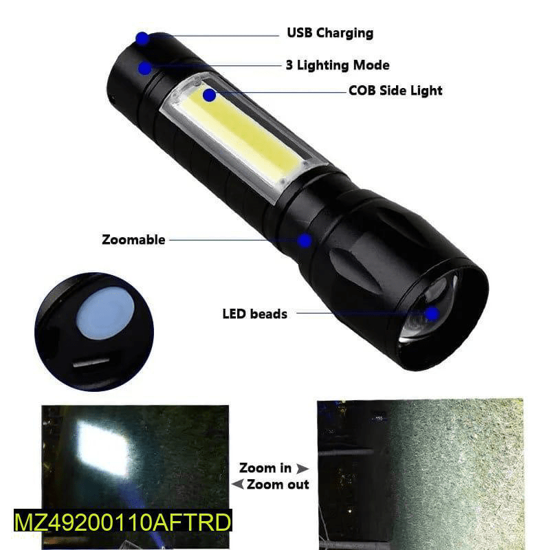 Portable rechargeable mini flash light by Abdul Jabar