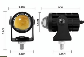 Dual color bike LED fog light by Abdul Jabar