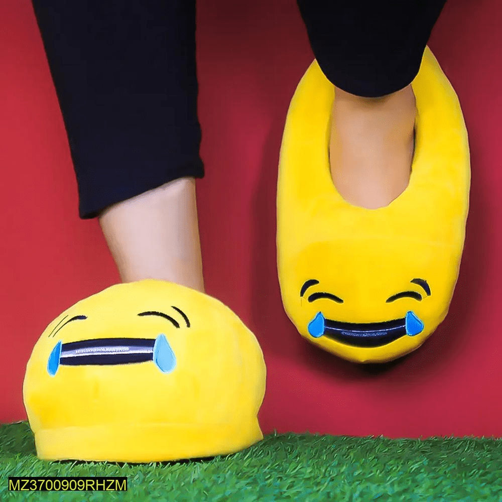 Women’s emoji slippers warm nd comparable by Hooriya Baloch