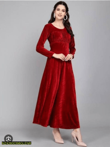 2 Pcs Women’s Unstitched Velvet Printed Suit … Free home delivery by Muhammad Maqbool