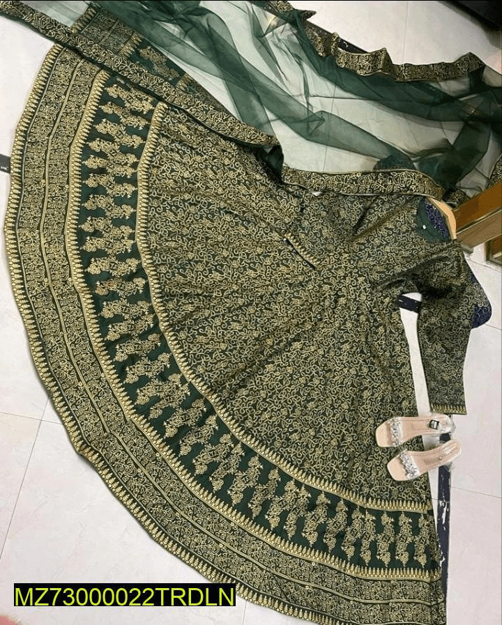 3 Pc Coton Silk Maxi by Rana Mazhar