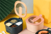 4 in 1 kitchen spice box with spoon by M. Bilal