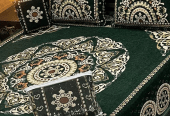 4 Pcs Velvet Jacquard Double Bedsheet … Free home delivery by Muhammad Maqbool