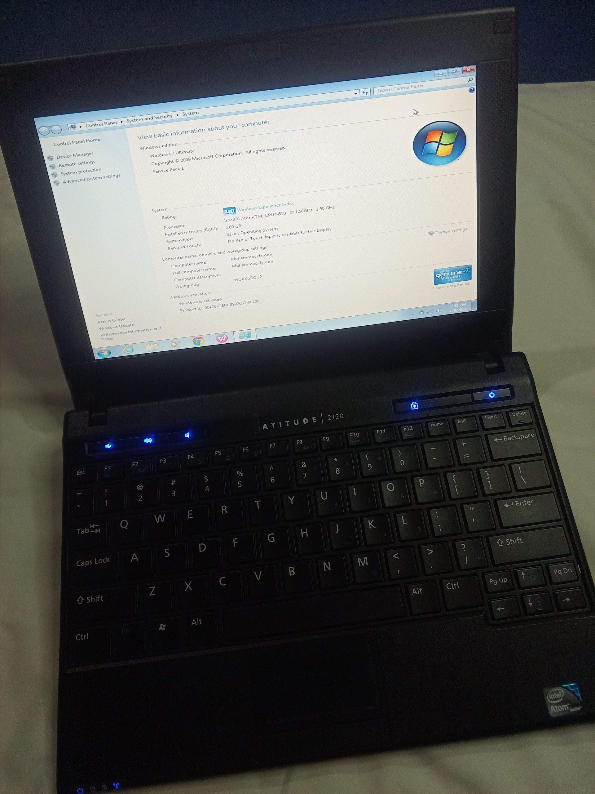 Dell Latitude 2120 Intel Atom by Muhammad Haroon Rahim