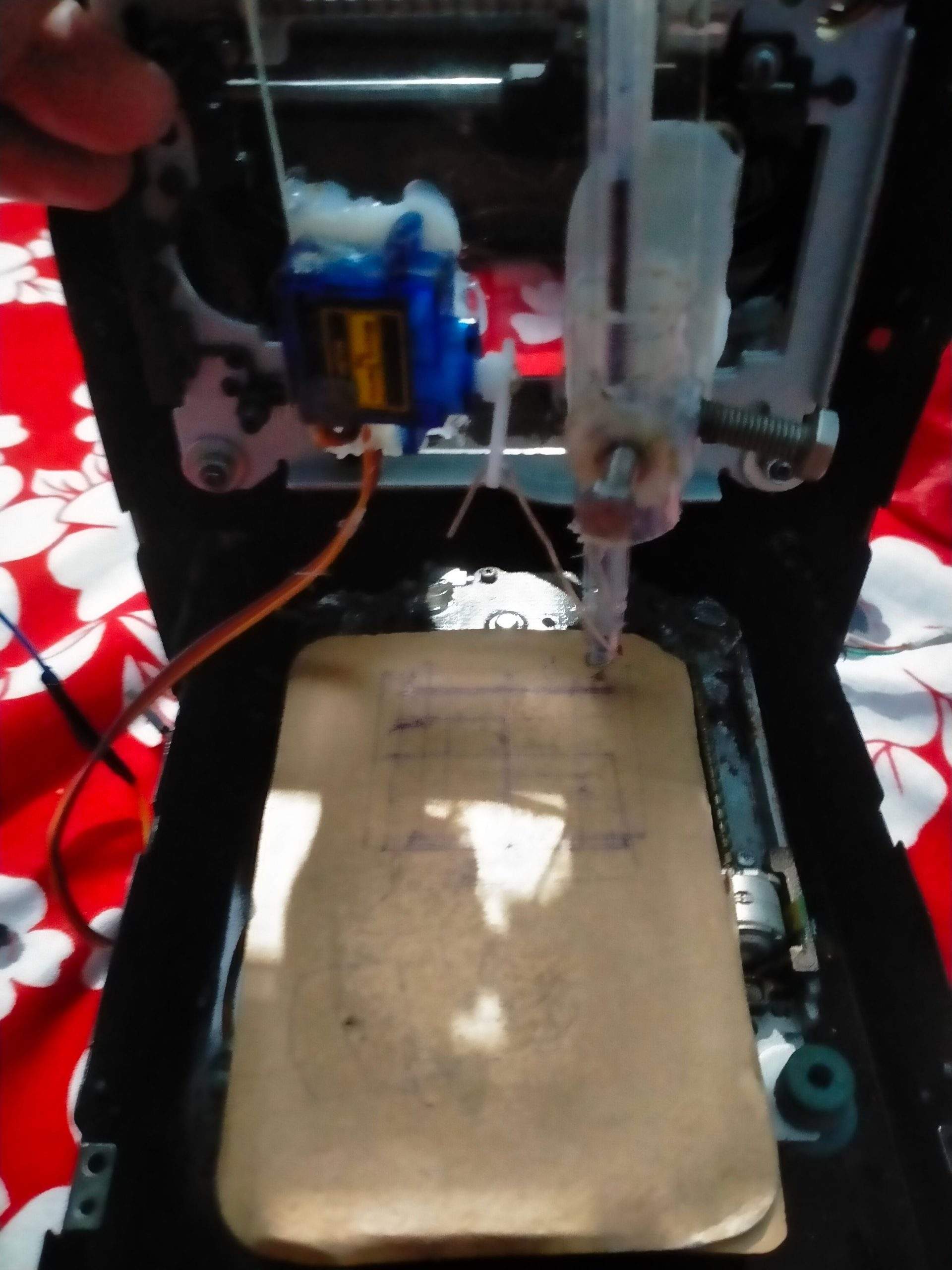 CNC 2D PEN PLOTTER by Zahab Ansari