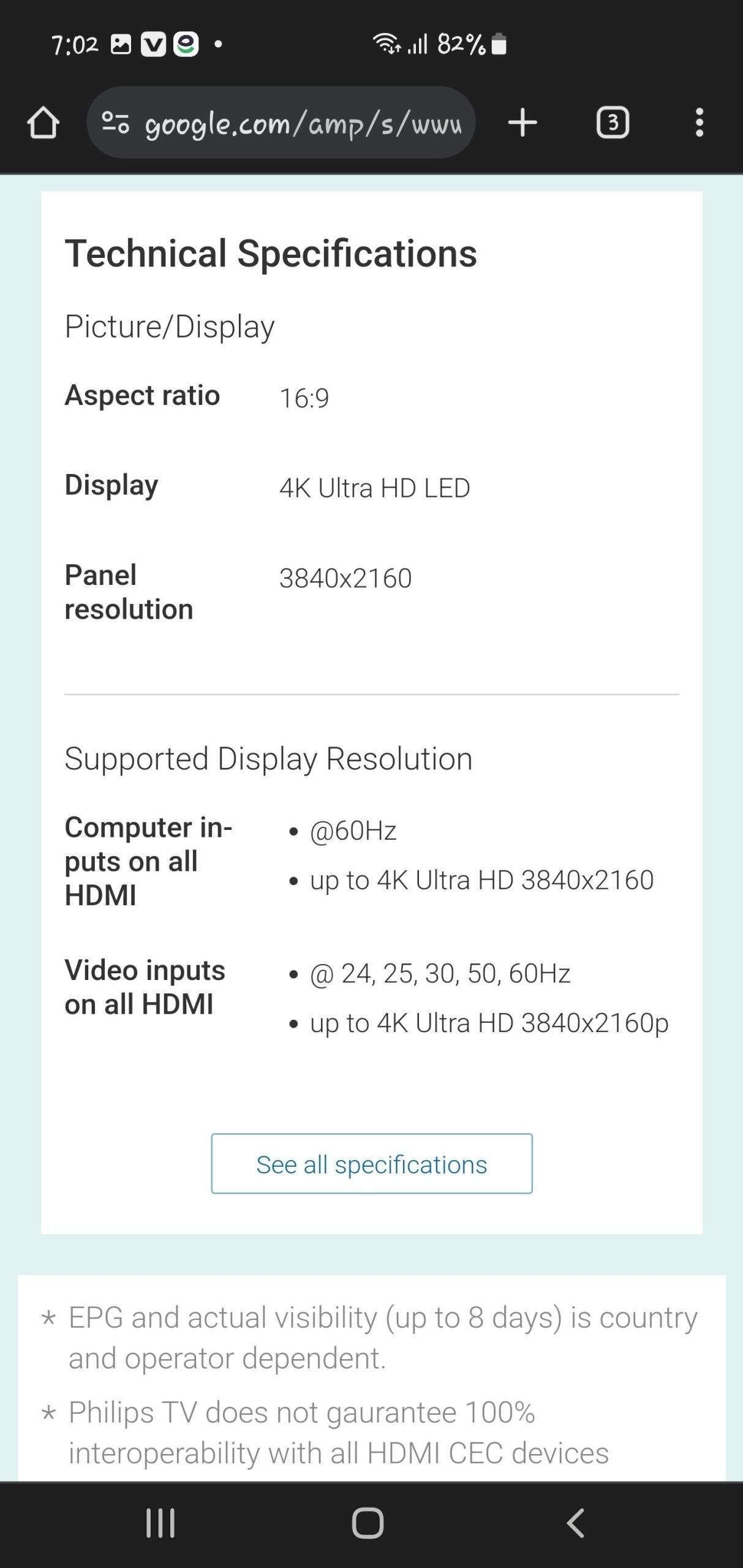 Philips led 50 inch smart 4k by sharjeel qureshi