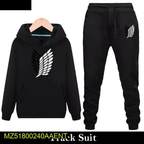 Men’s stitched fleece printed track sout by Gulzar Ahmed