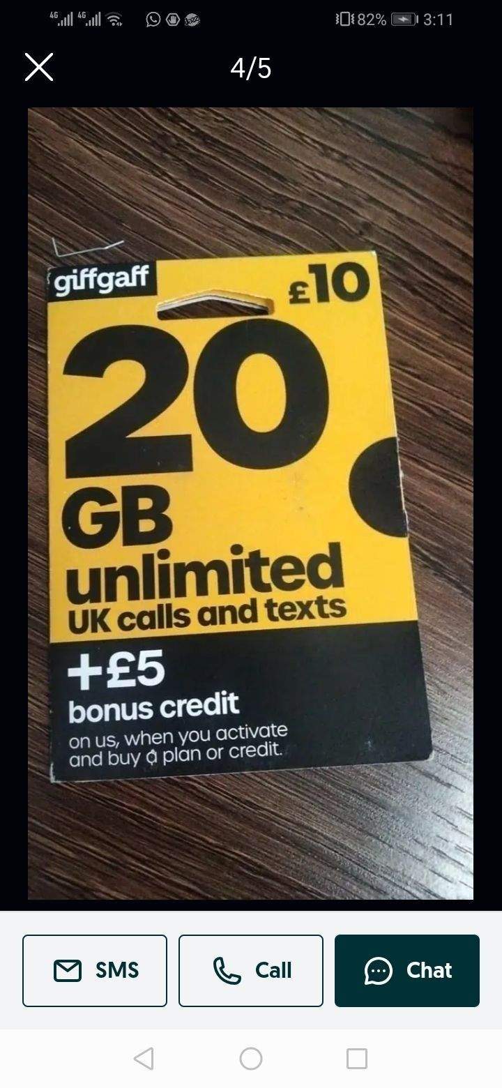 UK Physical Sims Life time.Delivery free by Shafiq Ur Rehman Alvi