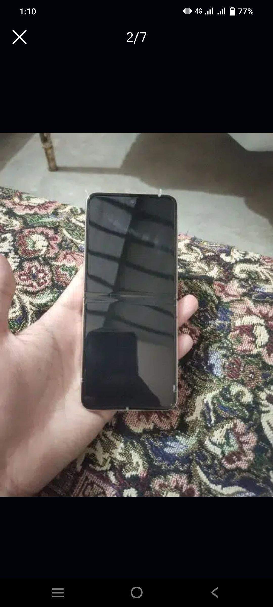 ….. Samsung galaxy zflip4 …..8..256 condition 10.10 ha by Mohsin Khan