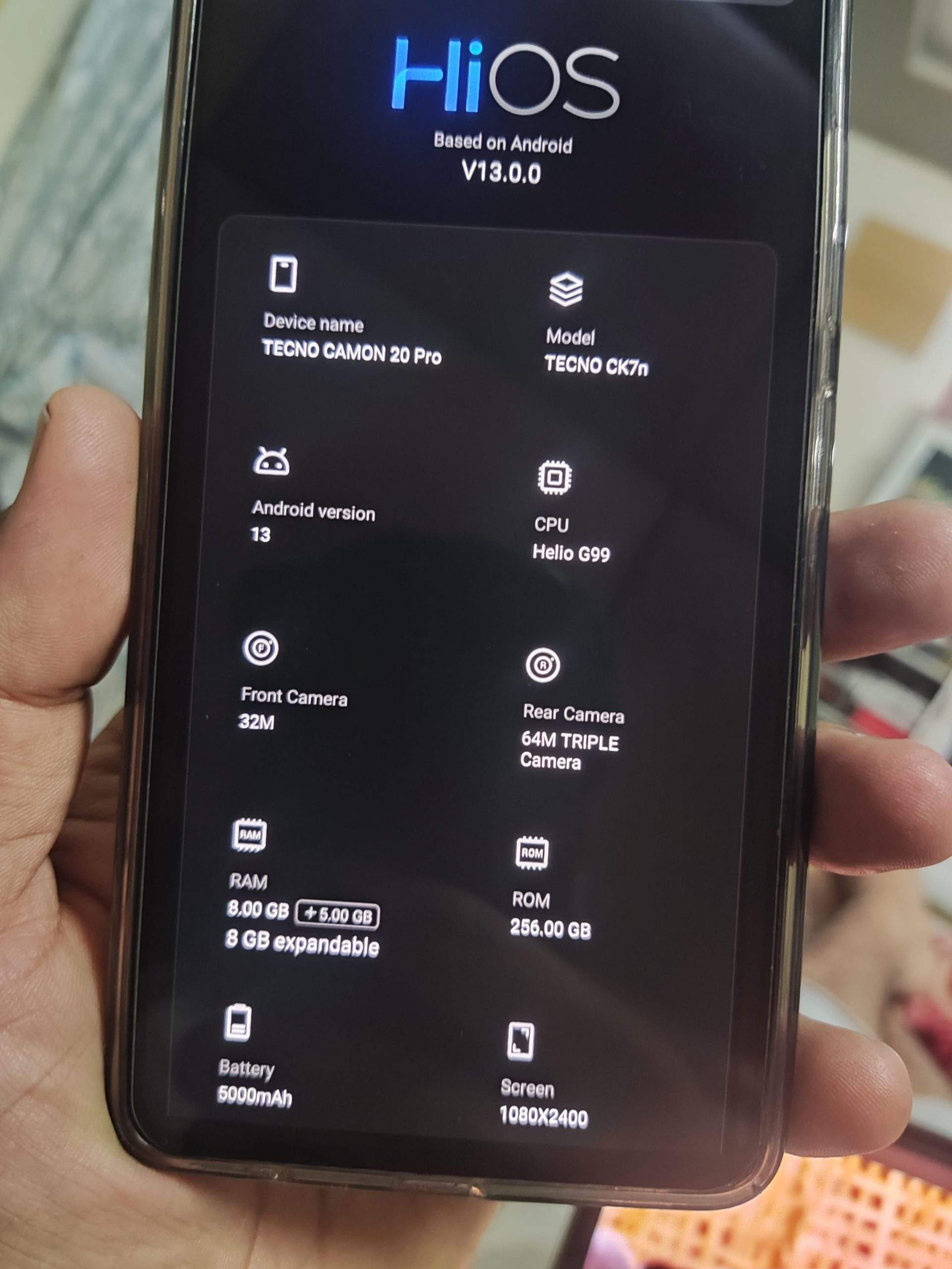 Tecno Camon 20 pro 8/256gb by Choudhary Gujjar