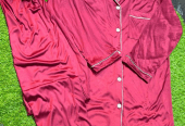 Women’s stiched silk sleepwear by Hooriya Baloch