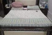 Double bed set and metress by Faizan Ali