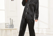 Women’s stiched silk sleepwear by Hooriya Baloch