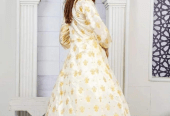 2 PCs Woman Stitched Silk Maxi by Hanan Shafique