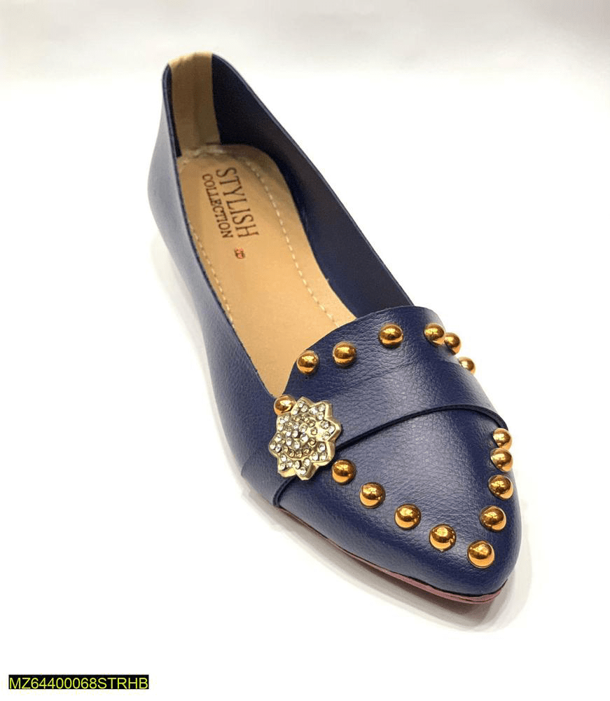 Women’s Rexine casual pumps by Muhammad Afaq