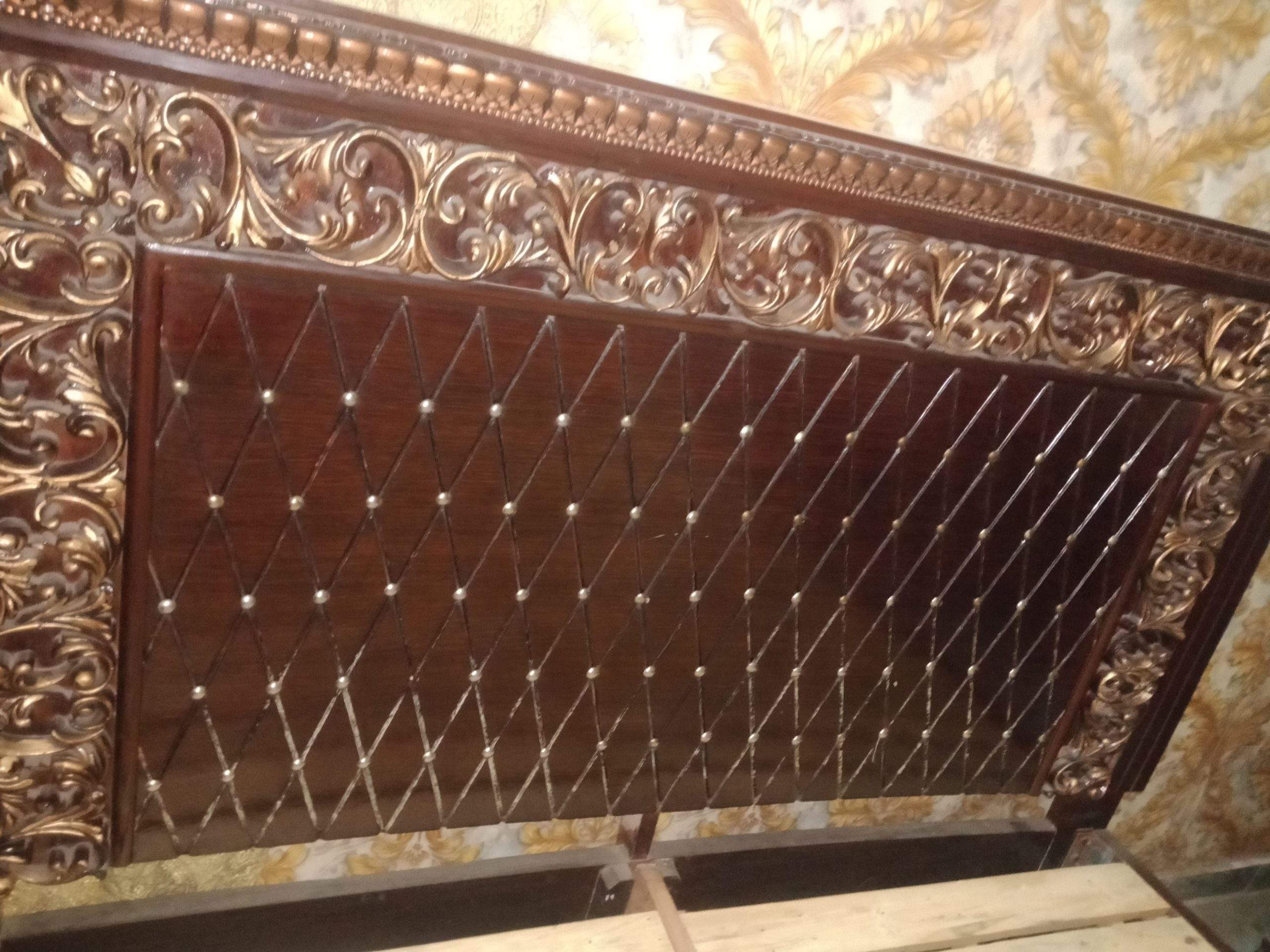 Bed with dressing table and side table by jannat princess