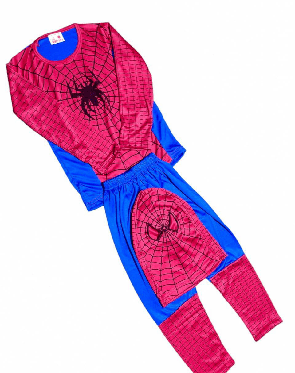 3 pcs kids Stitched DryFit Mirco spider man costume by M. Bilal