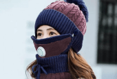 Beanie wool cap, Neck warmer and Mask with free home delivery 😇 by Muhammad Afaq