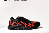 Men’s Rubber Comfortable Joggers, Red Fire by It’s Honey