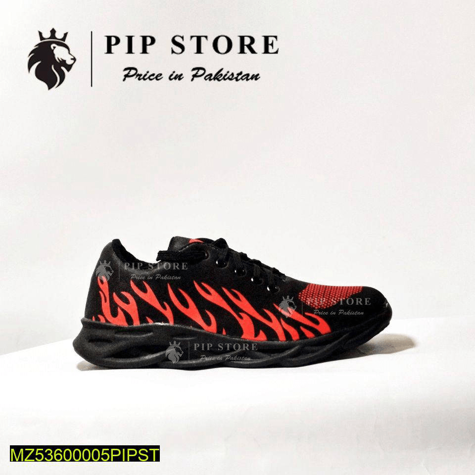 Men’s Rubber Comfortable Joggers, Red Fire by It’s Honey