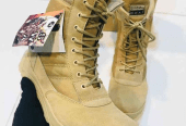 Army shoes by Qayyoom Jutt