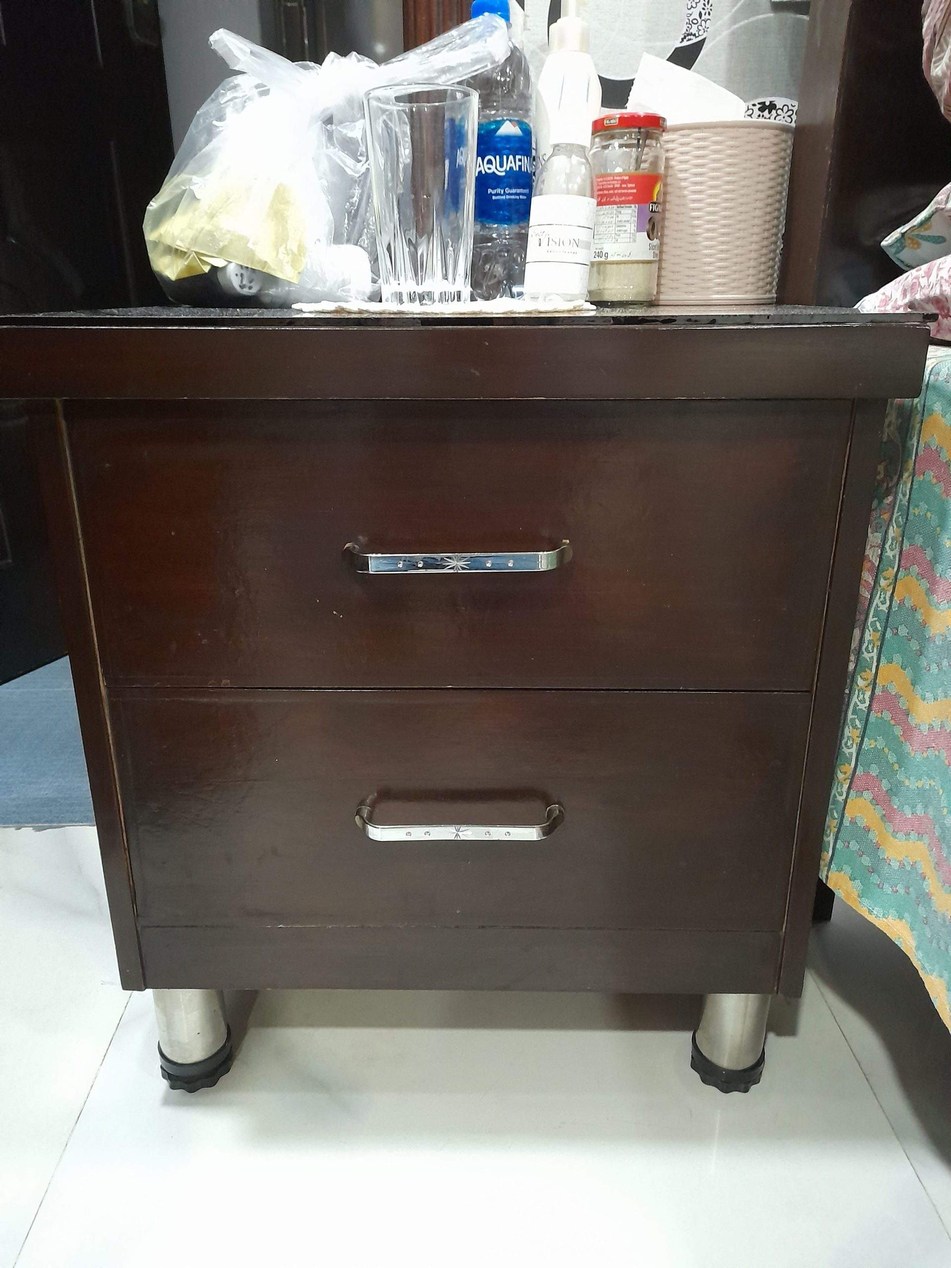 Double bed set and metress by Faizan Ali