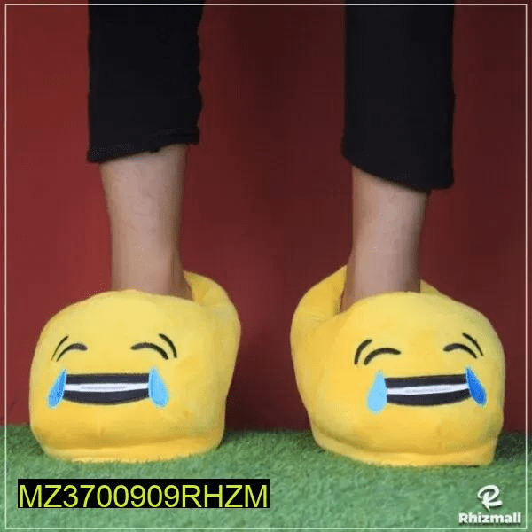 Women’s emoji slippers warm nd comparable by Hooriya Baloch