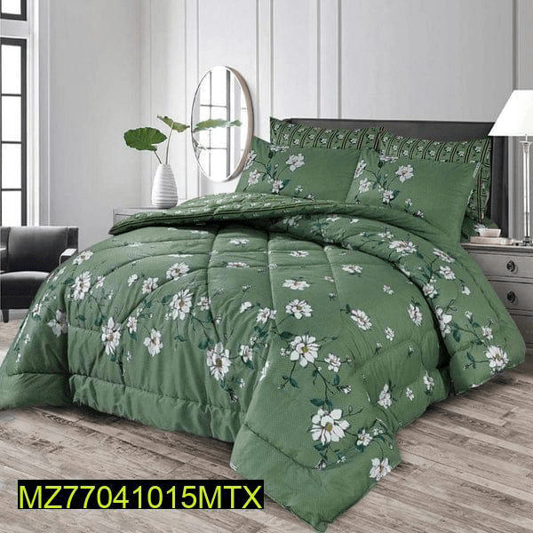 6 pcs cotton printed double bed Razai set with free home delivery 😇 by Muhammad Afaq